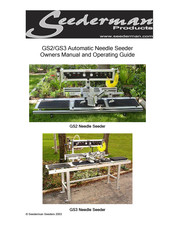 Seederman GS2 Owners Manual And Operating Manual