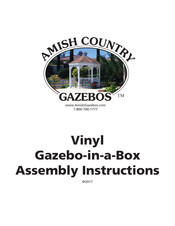 Amish Country Gazebos Vinyl Assembly Instructions Manual