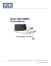 ICS Advent WINCOMM8/C Product Manual