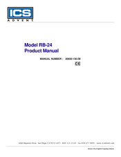 ICS Advent RB-24 Product Manual