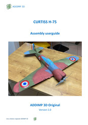 ADDIMP 3D CURTISS H-75 Assembly & User's Manual