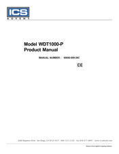 ICS Advent WDT1001-P Product Manual
