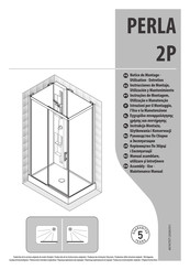 Alutrade PERLA 2P Assembly, Use, Maintenance Manual