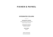 Fisher & Paykel RS6121SH Installation Manual