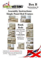 Strictly Beds & Bunks Box B Assembly Instructions Manual