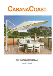 CabanaCoast AXIS CANTILEVER Owner's Manual