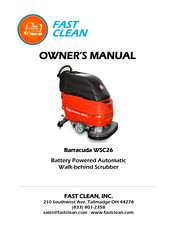 FAST CLEAN Barracuda WSC26 Owner's Manual