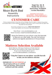 Strictly Beds & Bunks Moon Bunk Bed Assembly Instructions Manual