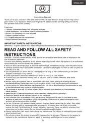 AA Aquarium AA03W-UVC Instruction Booklet
