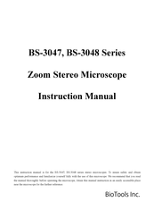 BioTools BS-3048 Series Instruction Manual