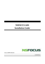 NSFOCUS ADS NX5-HD6500 Installation Manual