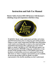 Hunter Safety System HSS-320 Instruction And Safe Use Manual