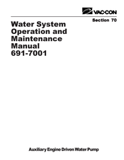 VAC-CON 691-7001 Operation And Maintenance Manual