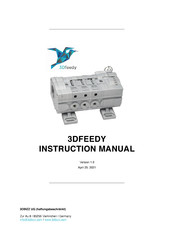 3DBIZZ 3Dfeedy Instruction Manual