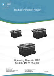 Medical Freezer MPF 45L20 Operating Manual