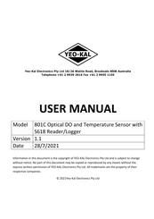 YEO-KAL 801C User Manual