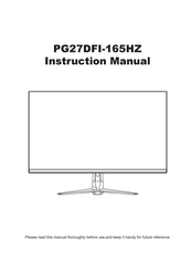 Perfect Display PG27DFI-165HZ Instruction Manual