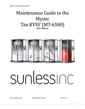 Sunless Mystic Tan KYSS MT-6500 Maintenance Manual