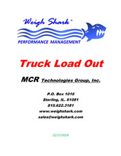 MCR Technologies Weigh Shark TLO Setup Manual
