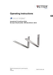 Vetter SmartFork FrontCam ATEX Operating Instructions Manual