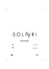 SOLAARI ELITE Instructions Manual