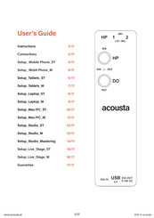 acousta LE 03 User Manual