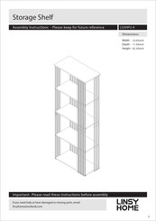 LINSY HOME LS209P2-A Assembly Instructions Manual