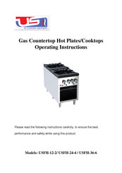 US COOKING EQUIPMENT USFH-36-6 Operating Instructions Manual