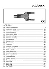 Otto Bock 473N00 SK012 Instructions For Use Manual