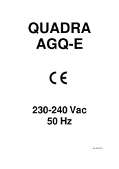 AGQ QUADRA Installation, Operating And Maintenance Instruction