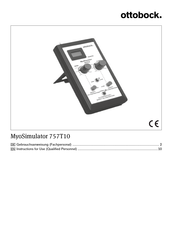 Otto Bock MyoSimulator 757T10 Instructions For Use Manual