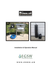 EGSW THE BUBBLER Installation & Operation Manual