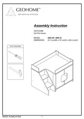 GEOHOME I600-40 Assembly Instruction Manual