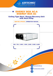 Airtecnic ENERGY BOX AC Operation Manual