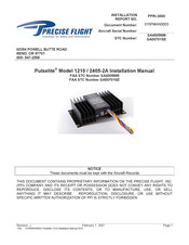 PRECISE FLIGHT Pulselite 2405-2A Installation Manual