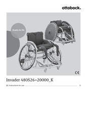 Otto Bock Invader Instructions For Use Manual