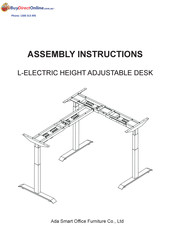 Ada Smart Office Furniture AE333-W-01 Assembly Instructions Manual