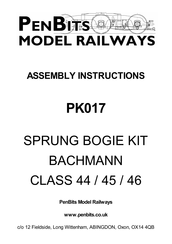 PenBits PK017 Assembly Instructions Manual
