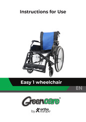 ortho europe Greencare Easy 1 Instructions For Use Manual