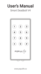 Populife Smart Deadbolt V4 User Manual