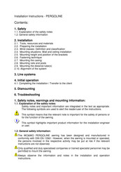 Acrimo 7700 Installation Instructions Manual