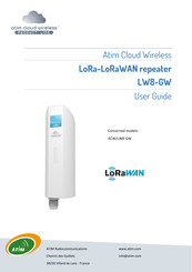 Atim Cloud Wireless LORaWAN LW8-GW User Manual