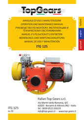 TopGears ITG 125 Operation And Maintenance Manual