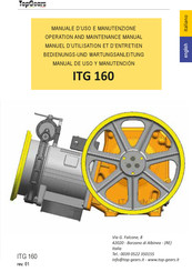 TopGears ITG 160 Operation And Maintenance Manual
