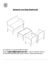 D&F DESIGN Adreanne Assembly Instructions Manual