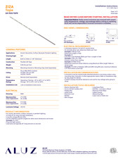 ALUZ A8-ZIZA-TAPE Installation Instructions Manual