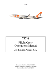 GOL 737-8 Operation Manual