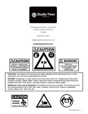 Studio Titan STA 01-360 Manual