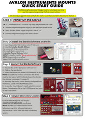 Avalon Instruments AV-1MZR004 Quick Start Manual
