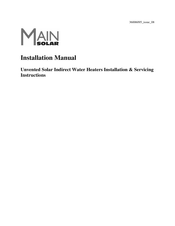 Main Solar 300 S Ind Installation Manual